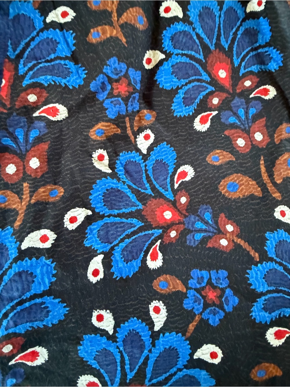 Farm Rio Black Latina Scarf Puff Sleeve Mini Dress NWT $248 Size Large Cotton - Picture 7 of 9
